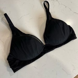Lululemon - black sheer bra - size 32C
